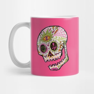 Day of the Dead Skull Mug